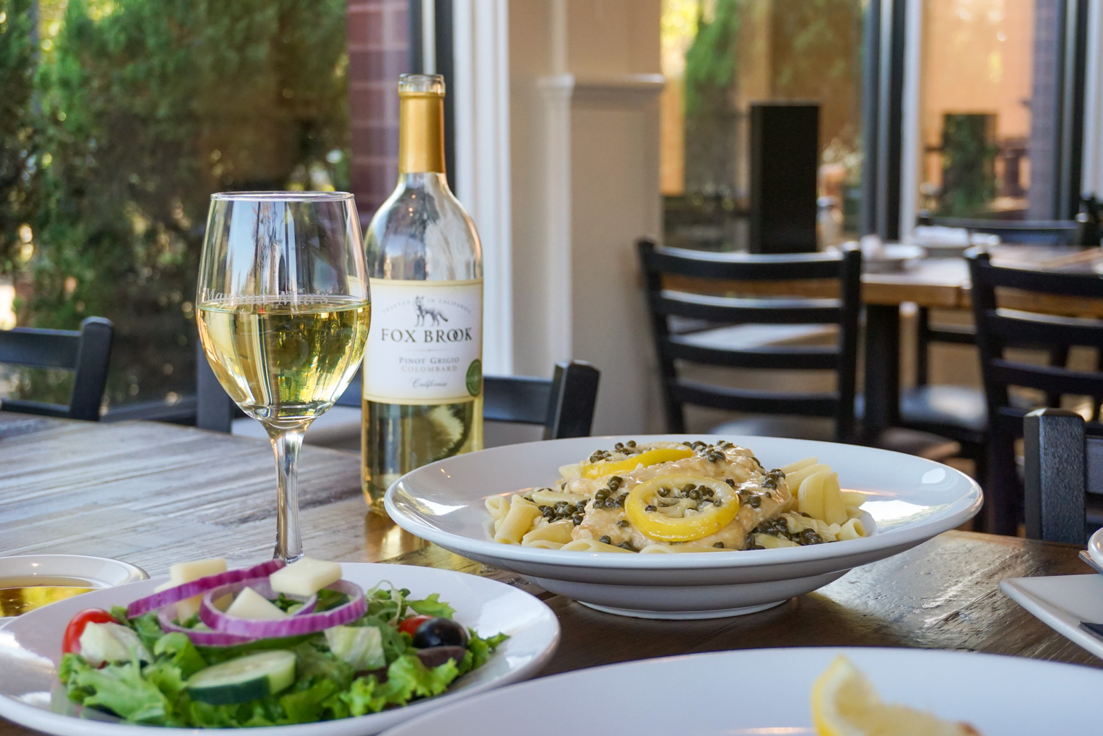 Dinner for two with wine