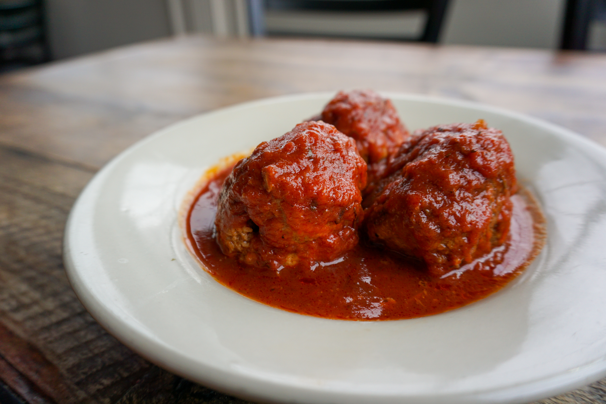 House-made meatballs in marinara